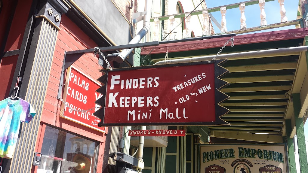 Finders Keepers Mini Mall | 160 S C St # A, Virginia City, NV 89440, USA | Phone: (775) 847-4474