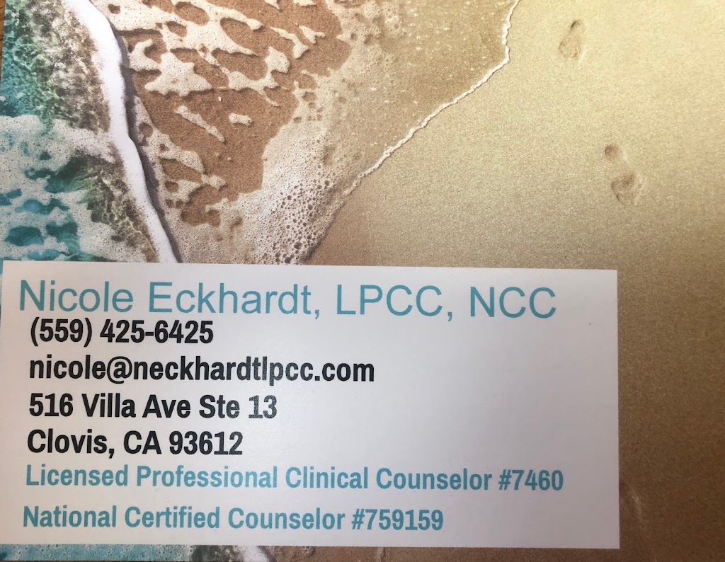 Nicole Eckhardt, LPCC | 516 Villa Ave #13, Clovis, CA 93612, USA | Phone: (559) 425-6425