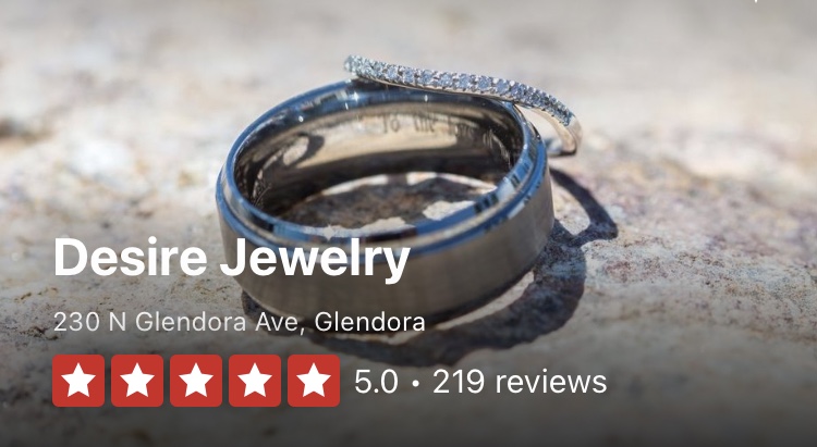 Desire Jewelry | 230 N Glendora Ave, Glendora, CA 91741, USA | Phone: (626) 963-2828