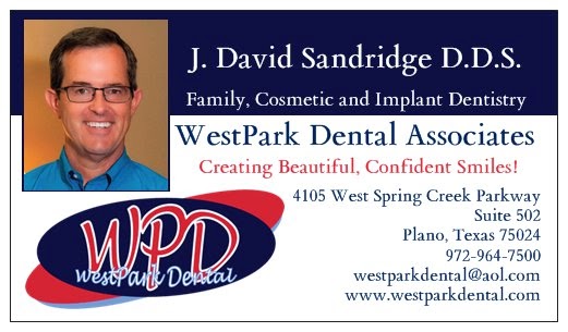 J. David Sandridge DDS | 4105 Spring Creek Pkwy STE 502, Plano, TX 75024 | Phone: (972) 964-7500