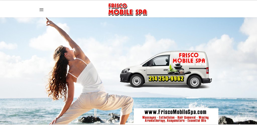 Frisco Mobile Spa | 8780 Preston Trace Blvd, Frisco, TX 75033, USA | Phone: (214) 250-9962