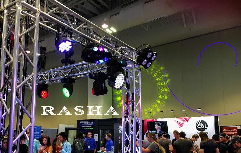 Rasha Professional: Manufacturer of Stage Lighting, DJ Lights, and LED Walls | 1800 Rustin Ave, Riverside, CA 92507, USA | Phone: (951) 654-3585