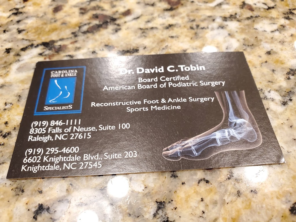 Carolina Foot & Ankle Specialists | 8305 Falls of Neuse Rd, Raleigh, NC 27615 | Phone: (919) 846-1111