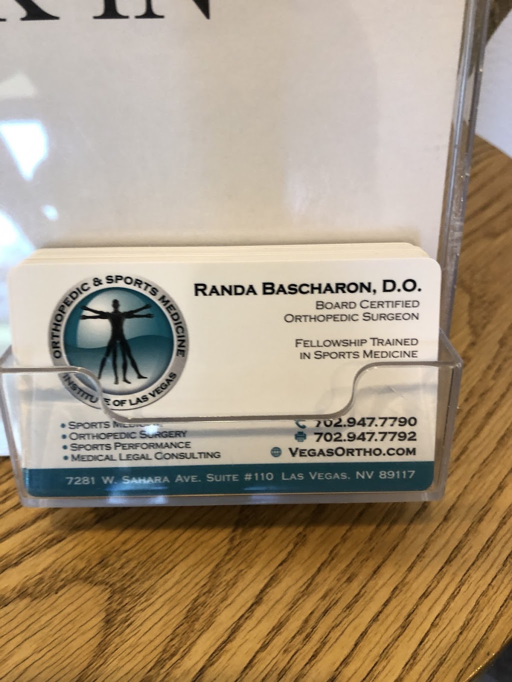 Dr. Randa A. Bascharon, DO | 7281 W Sahara Ave, Las Vegas, NV 89117 | Phone: (702) 947-7790