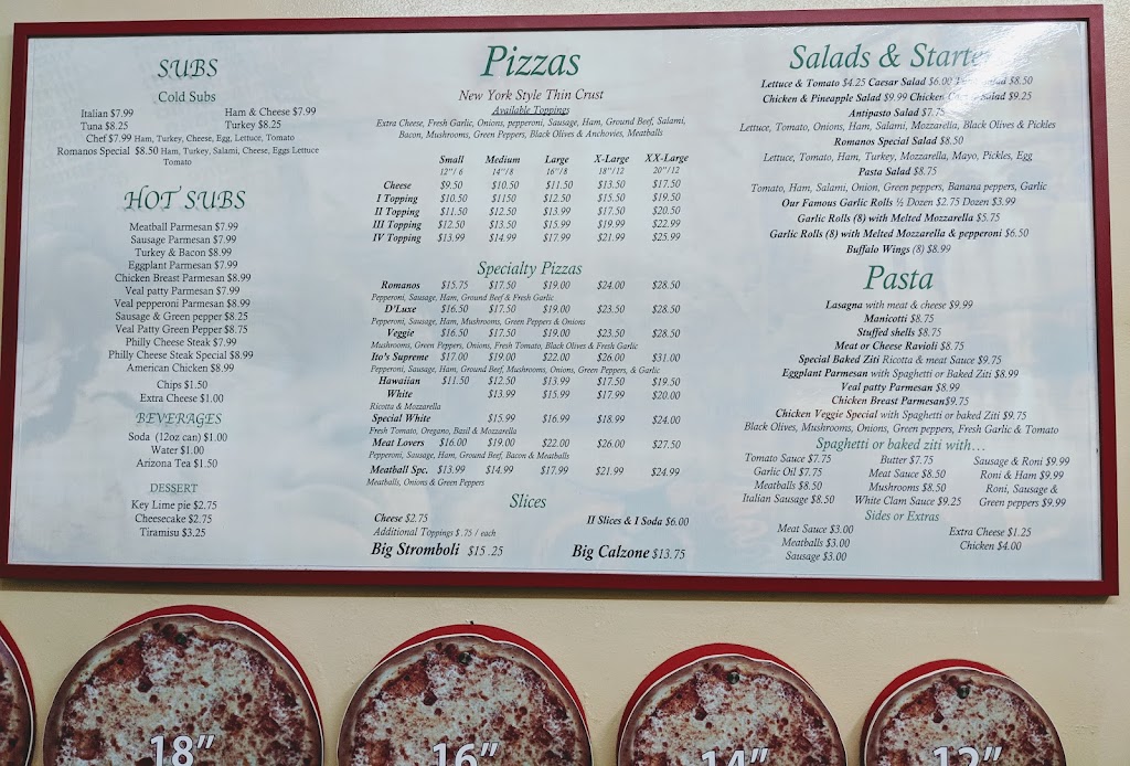 Romanos Pizza | 110 N Homestead Blvd, Homestead, FL 33030, USA | Phone: (305) 246-7788