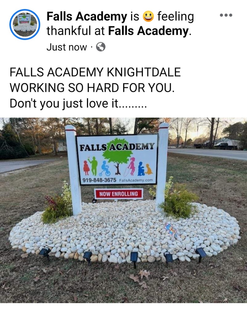 Falls Academy Day Care | 529 Bethlehem Rd, Knightdale, NC 27545 | Phone: (919) 848-3675