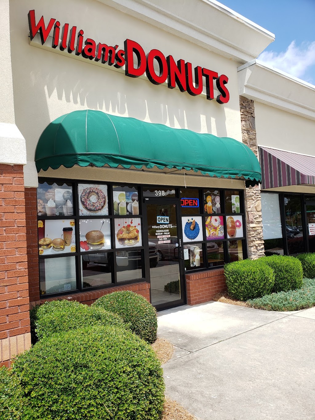 Williams Donuts and Coffee | 398 GA-155 S, McDonough, GA 30253, USA | Phone: (678) 782-5347