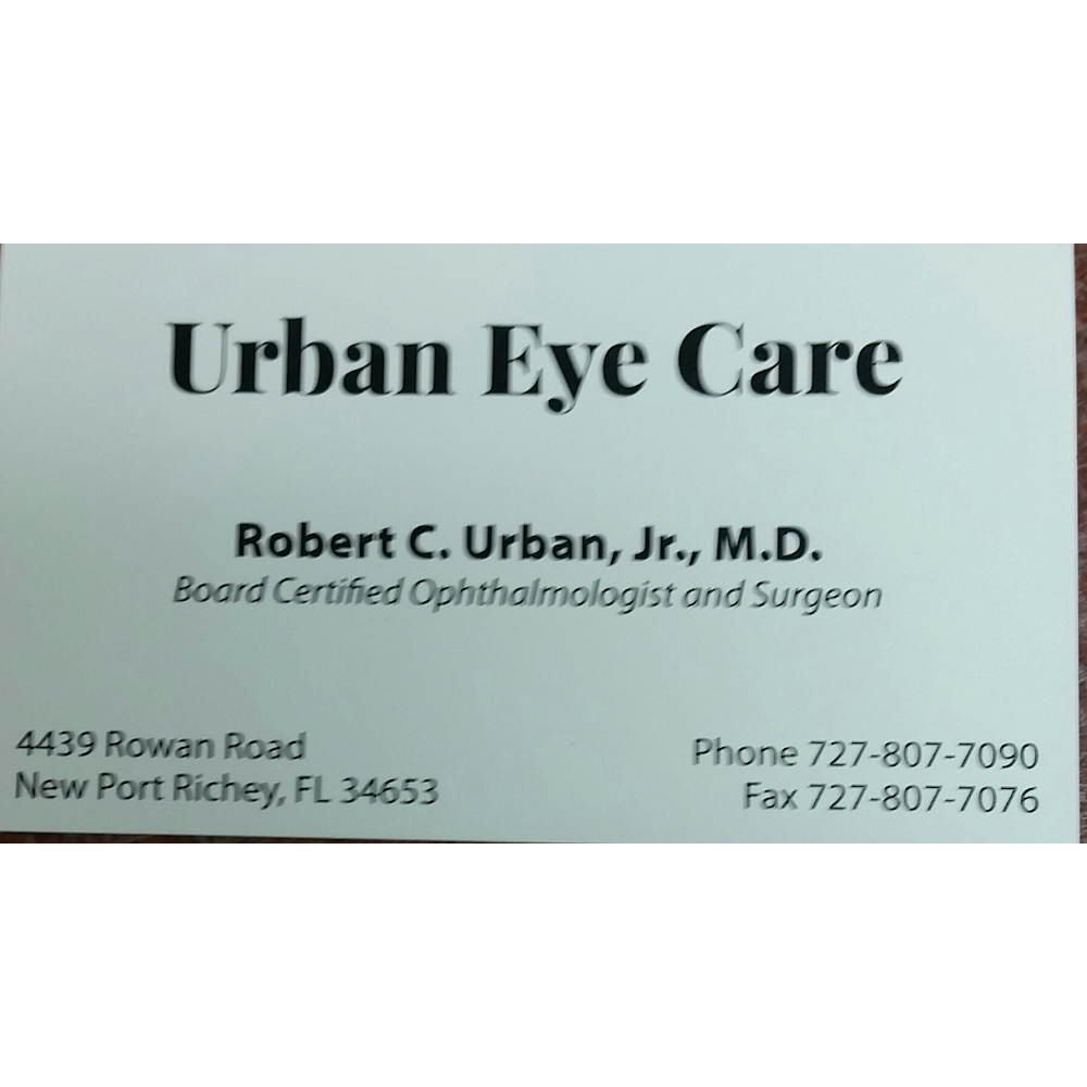 Urban Eye Care | 5425 Water St, New Port Richey, FL 34652 | Phone: (727) 807-7090