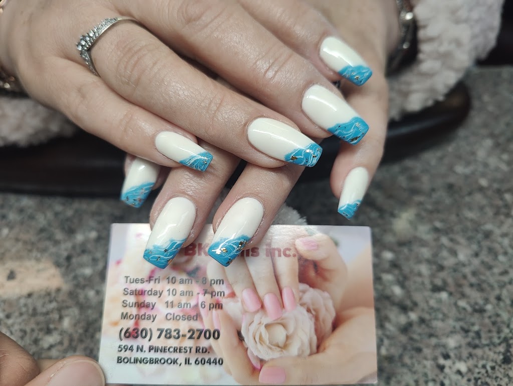 BK Nails Inc. in 594 N Pinecrest Rd B, Bolingbrook, IL 60440, USA