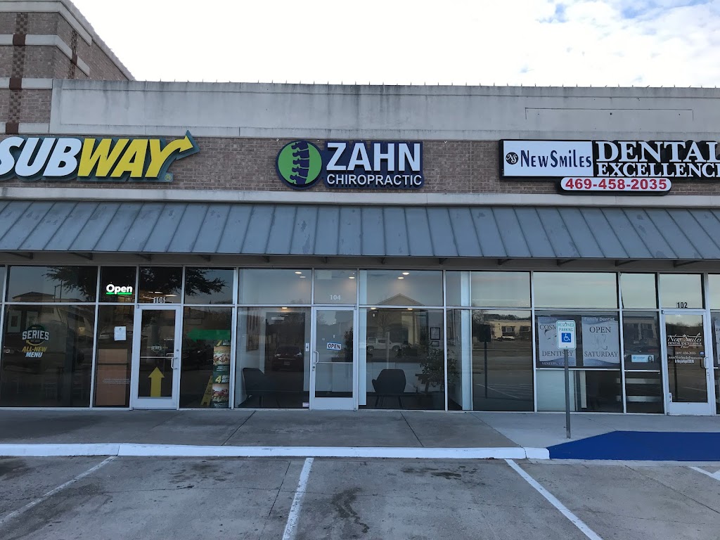 Zahn Chiropractic | 2875 Main St SUITE 104, Frisco, TX 75036, USA | Phone: (972) 987-6194