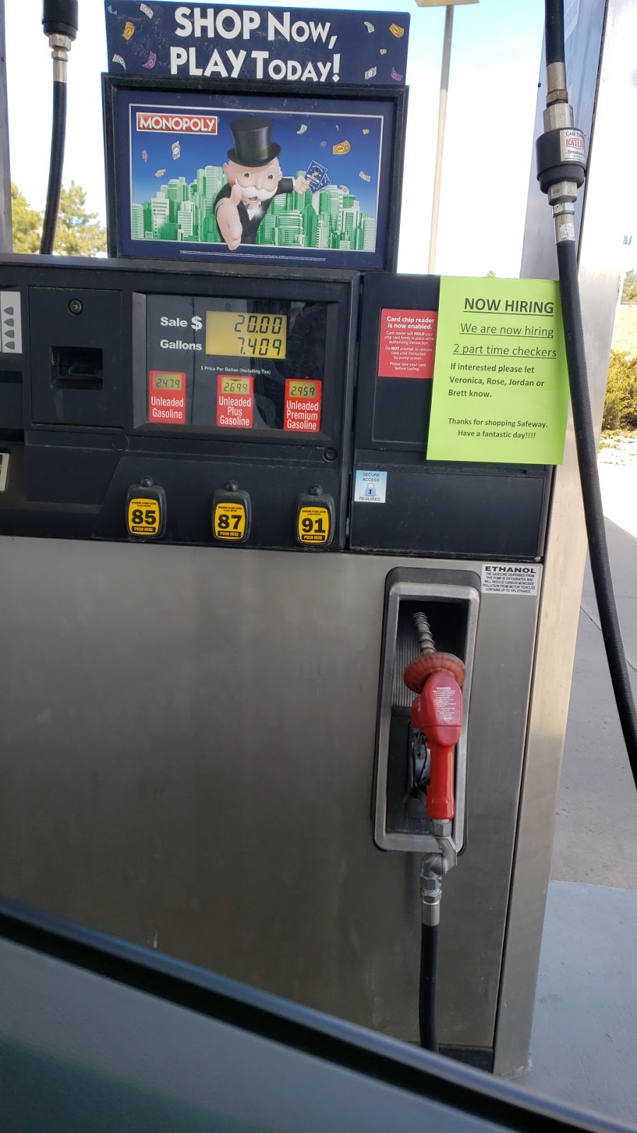 Safeway Fuel Station | 3813 CO-74, Evergreen, CO 80439, USA | Phone: (303) 674-6625