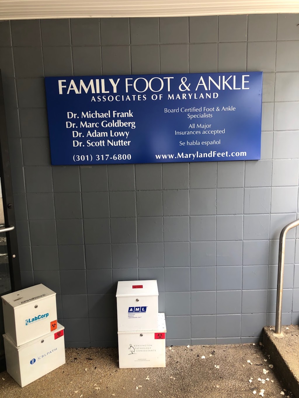 Family Foot and Ankle Associates of Maryland | 13950 Baltimore Ave, Laurel, MD 20707, USA | Phone: (301) 317-6800