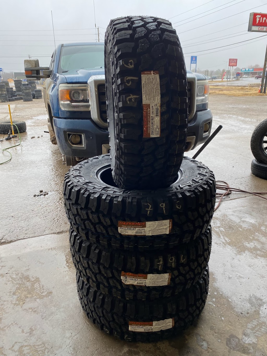 GFR Tire Shop LLC | 710 E 5th St, Okmulgee, OK 74447, USA | Phone: (918) 378-5433