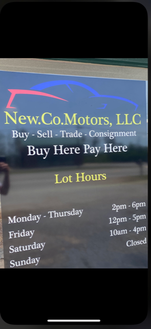 New.Co.Motors,LLC | 629B E King St, King, NC 27021, USA | Phone: (336) 462-3111