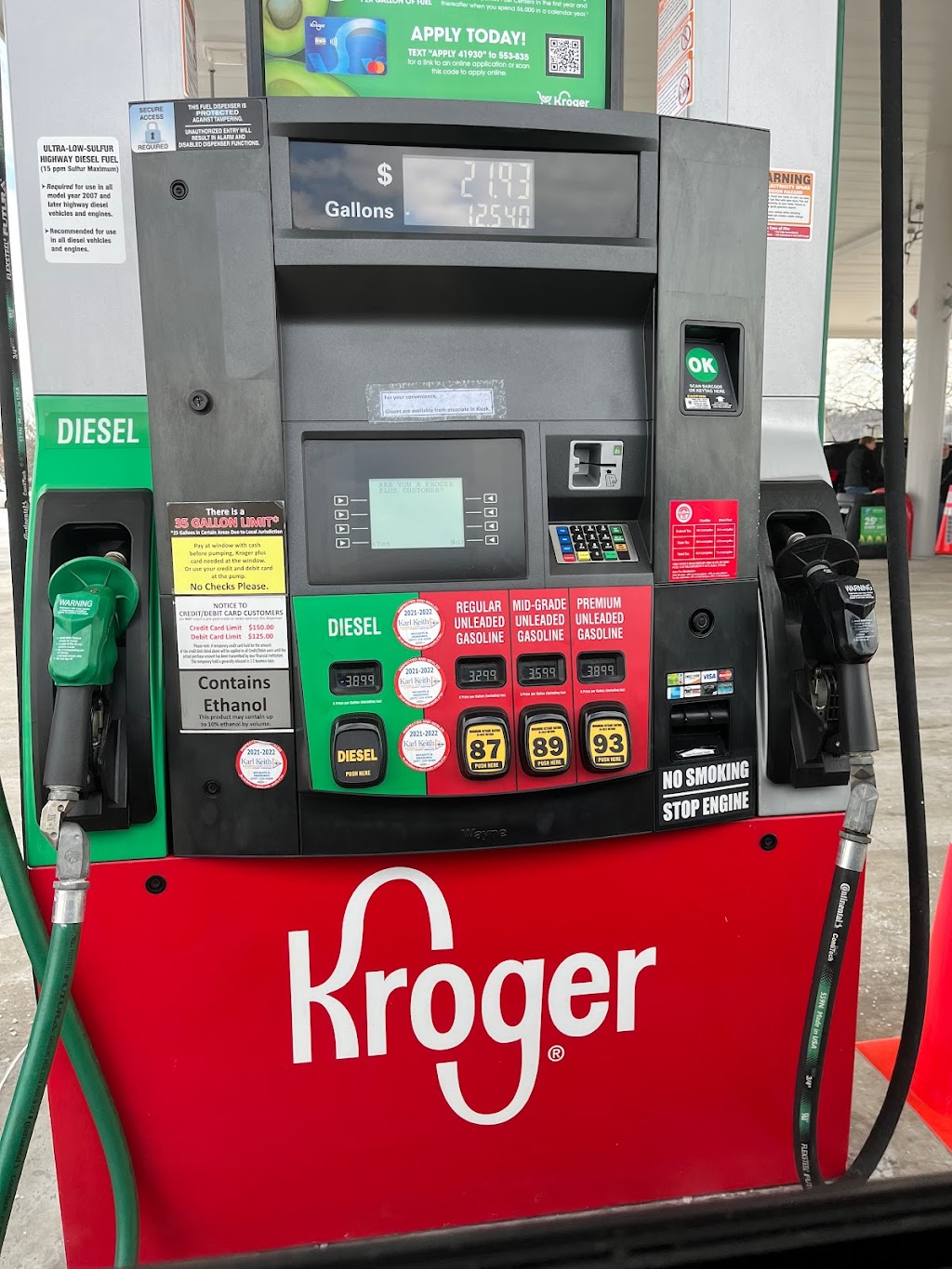 Kroger Gas WestCarrollton | Dayton, OH 45439, USA | Phone: (937) 294-7141