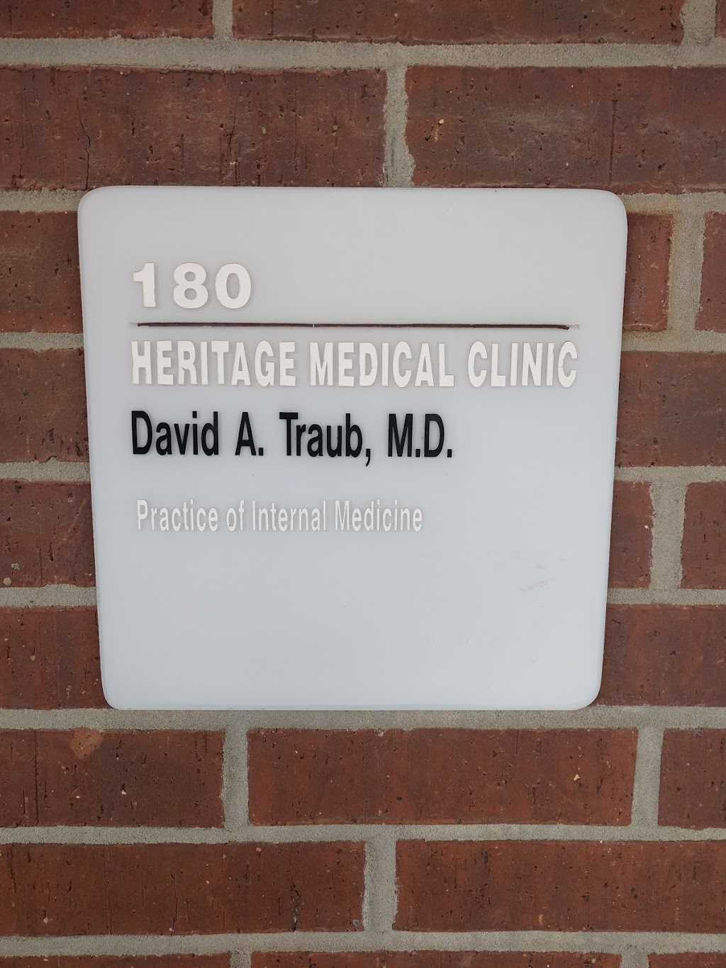 Heritage Medical Clinic: Dr. David A. Traub, MD | 7614 E 91st St Ste 180, Tulsa, OK 74133, USA | Phone: (918) 494-9994