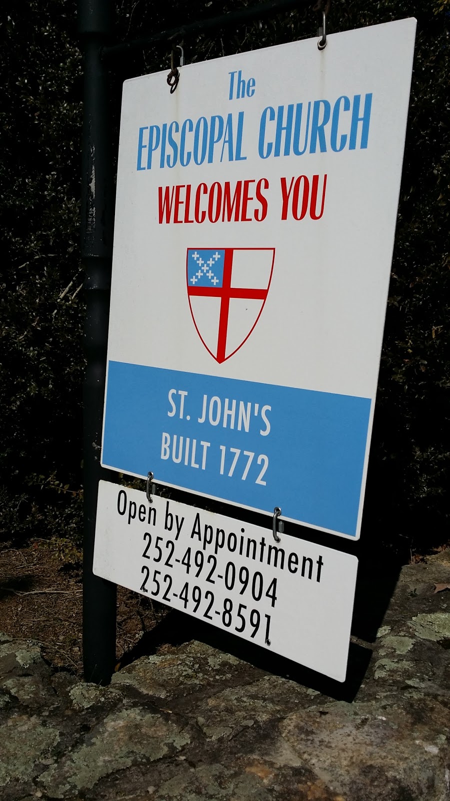 Old St Johns Episcopal Church | 112 Stagecoach Rd, Henderson, NC 27537, USA | Phone: (252) 492-0904