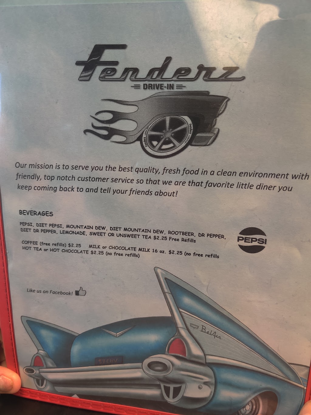 Fenderz Drive In | 3627 Virginia Ave, Collinsville, VA 24078, USA | Phone: (276) 647-4555