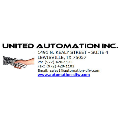 United Automation, Inc. | 1491 N Kealy Ave #4, Lewisville, TX 75057, USA | Phone: (972) 420-1123