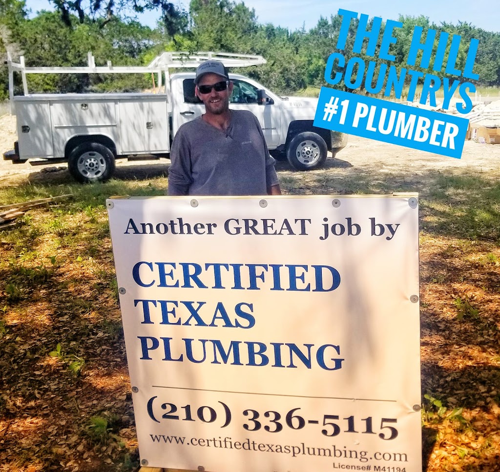 Certified Texas Plumbing | 157 Polly Peak Dr, Bandera, TX 78003, USA | Phone: (210) 336-5115