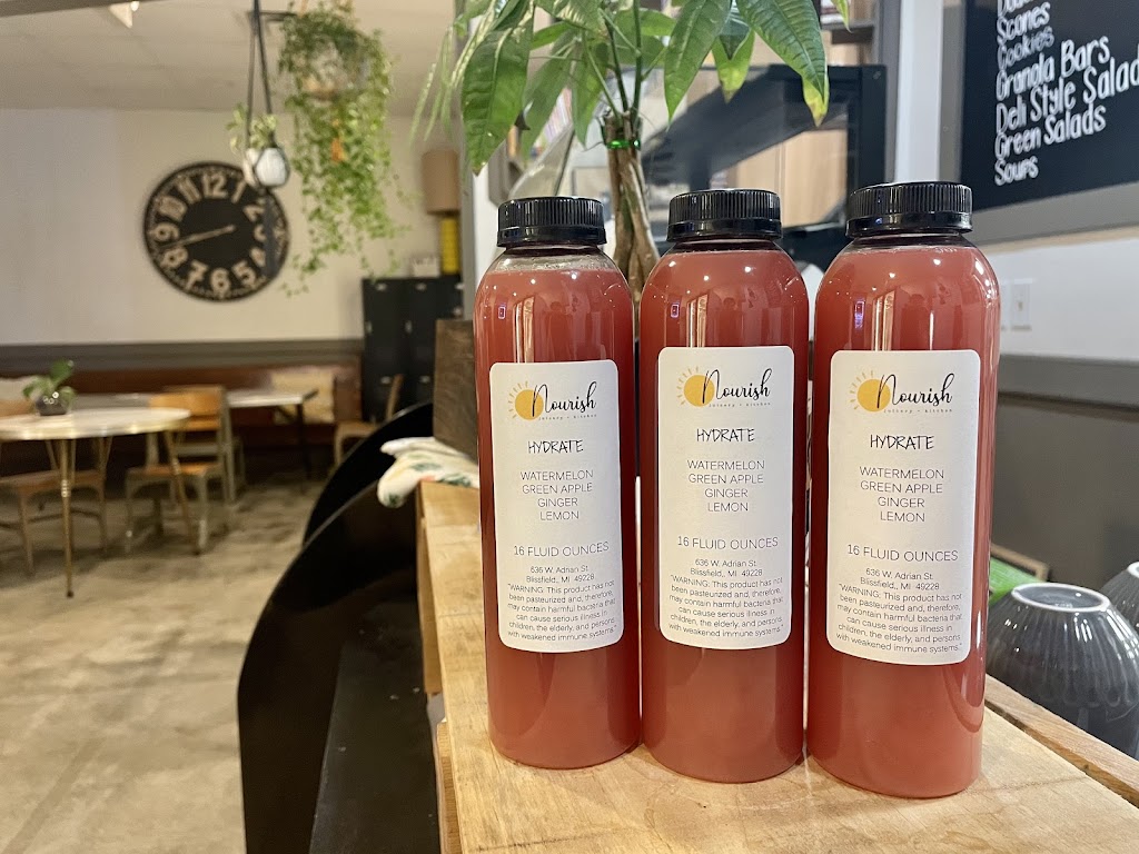 Nourish Juicery & Kitchen | 636 W Adrian St, Blissfield, MI 49228, USA | Phone: (517) 920-0433