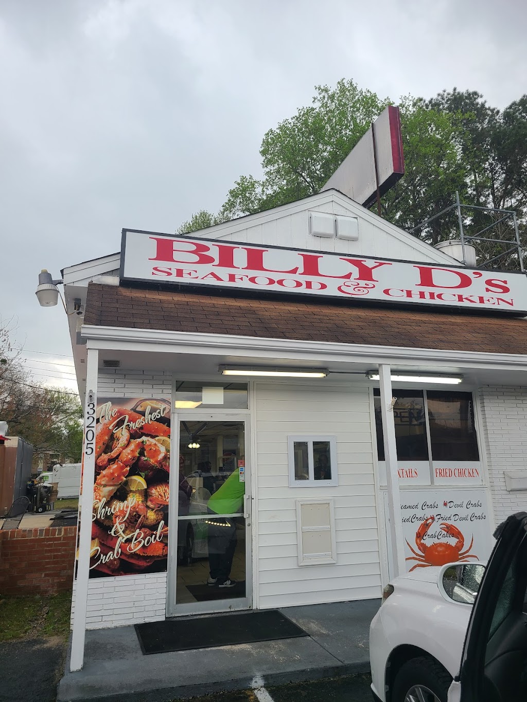 Billy Ds Seafood & Chicken | 3205 Stamford Rd, Portsmouth, VA 23703, USA | Phone: (757) 208-7394