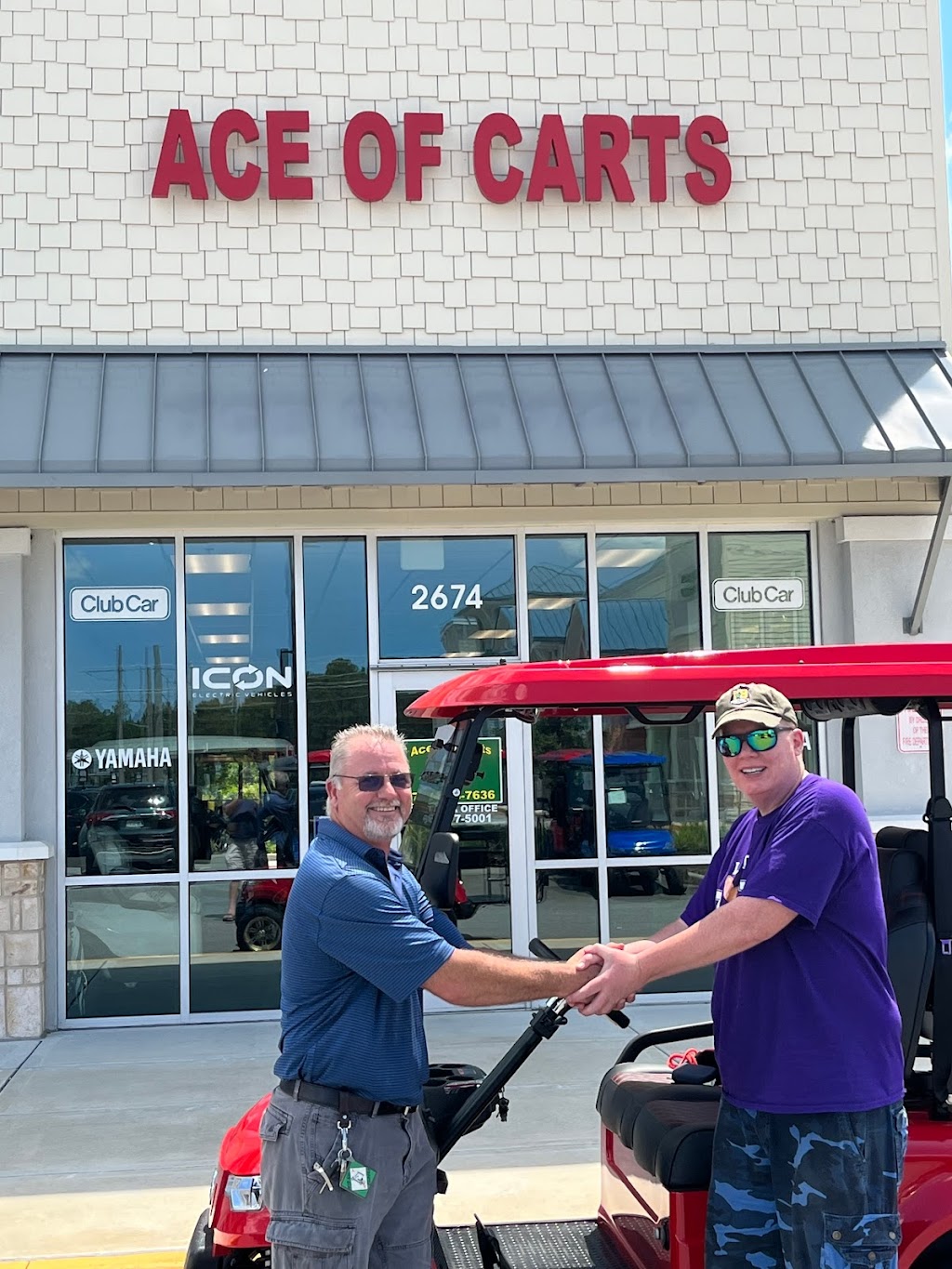 Ace of Carts | 2674 LPGA Blvd, Daytona Beach, FL 32124, USA | Phone: (386) 777-5001