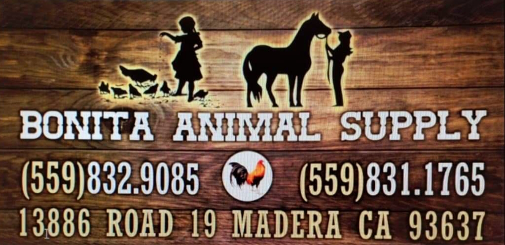 Bonita Animal feed & supplies | 13886 Rd 19, Madera, CA 93637, USA | Phone: (559) 832-9085