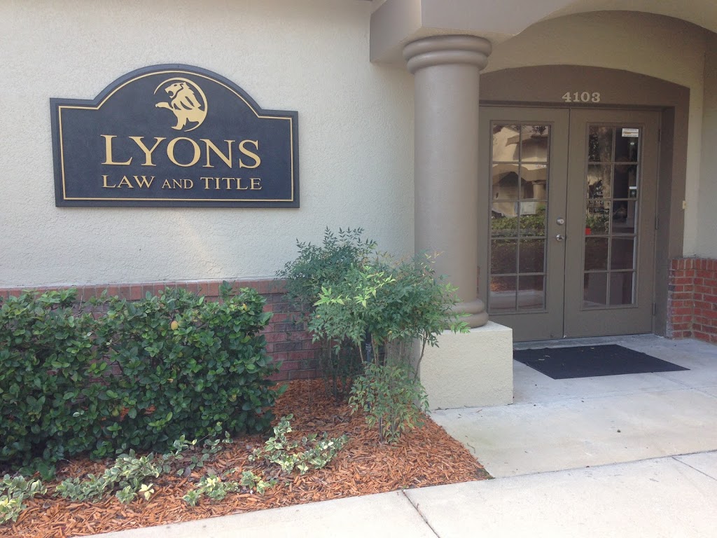 Lyons Title | 4103 Little Rd, New Port Richey, FL 34655, USA | Phone: (727) 375-8900