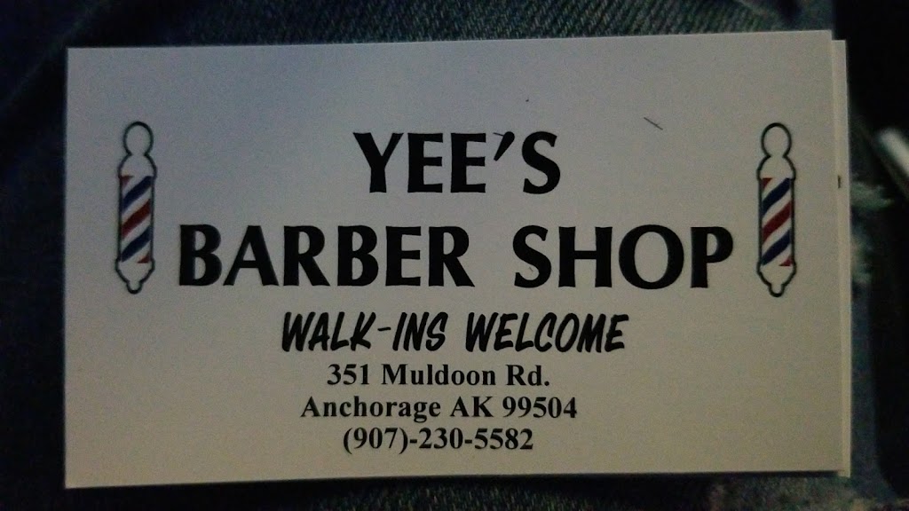 Yees Barber Shop | 351 Muldoon Rd, Anchorage, AK 99504 | Phone: (907) 230-5582