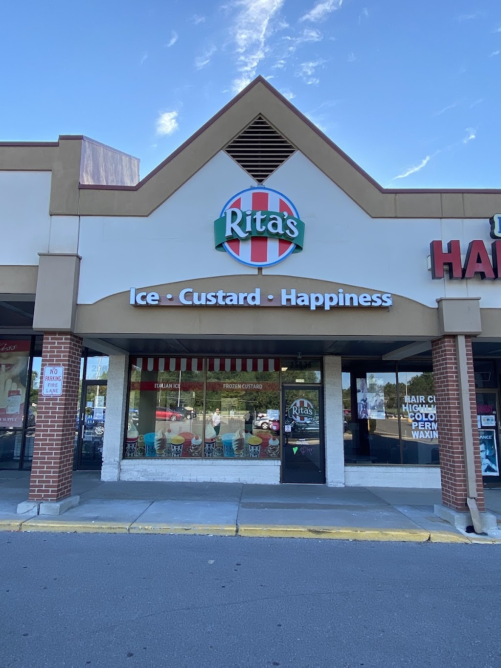 Ritas Italian Ice & Frozen Custard | 25836 Middlebelt Rd, Farmington Hills, MI 48336, USA | Phone: (248) 893-7557