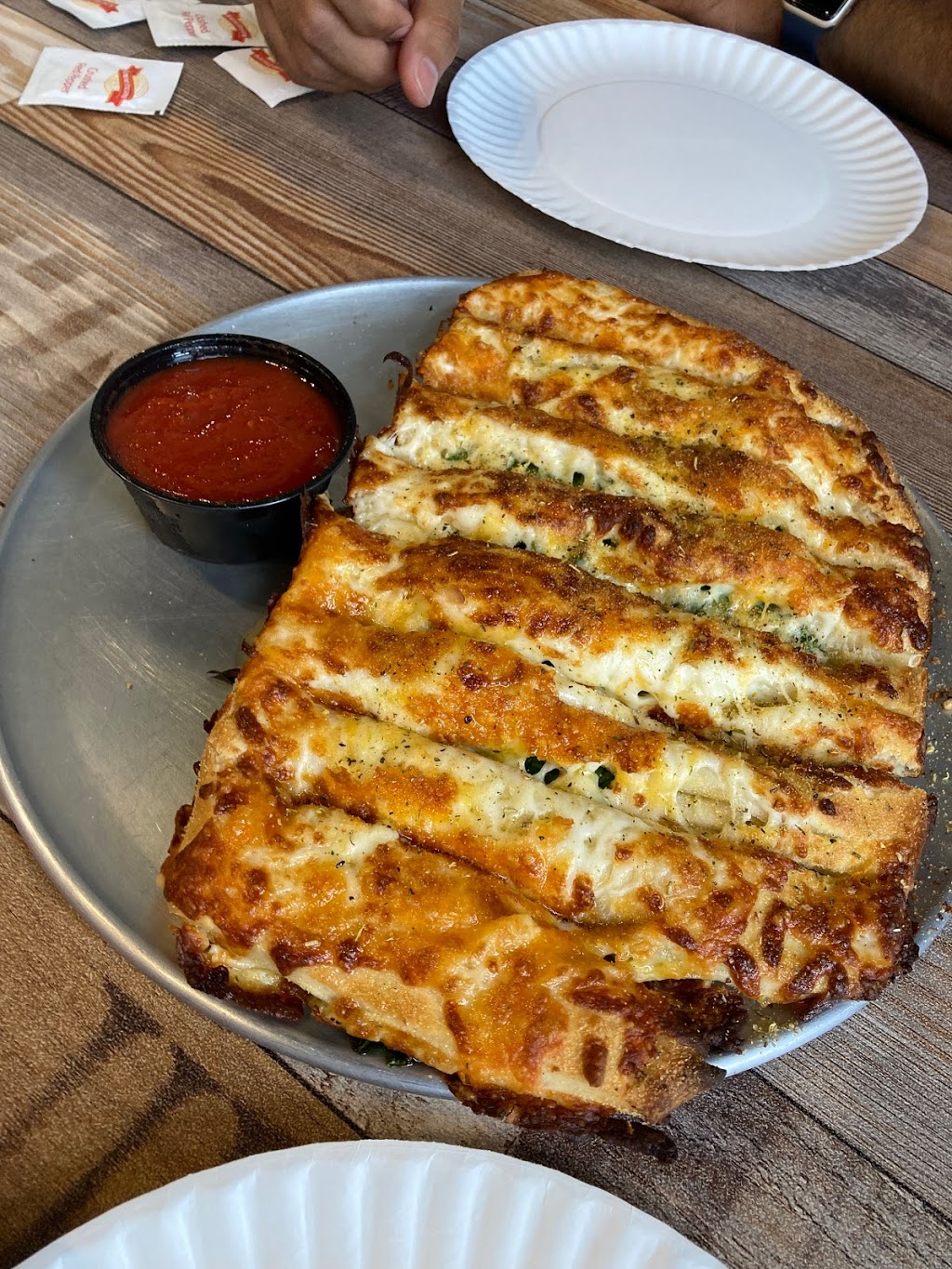 Cheesy Sensation $ (Pizza, Pasta, Sandwiches And Wings) | 2120 Hedgcoxe Rd, Plano, TX 75025, USA | Phone: (972) 517-8111