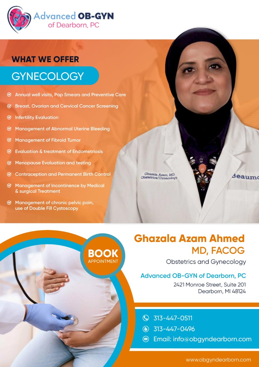 Advanced OB-GYN | 2421 Monroe St #201, Dearborn, MI 48124, USA | Phone: (313) 447-0511