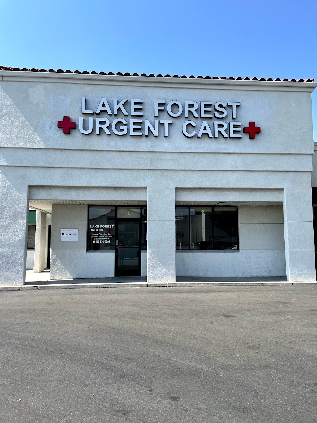 Lake Forest Urgent Care | 22855 Lake Forest Dr A, Lake Forest, CA 92630, USA | Phone: (949) 676-9991