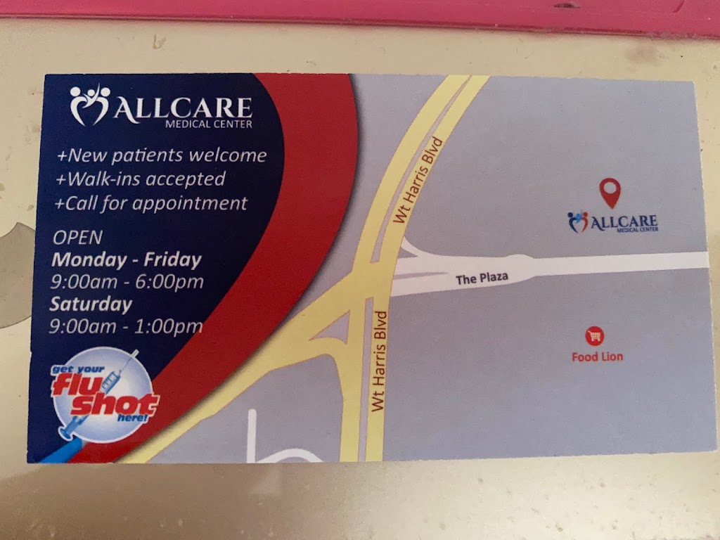 AllCare Medical Center | 7401 The Plaza, Charlotte, NC 28215 | Phone: (704) 817-8275