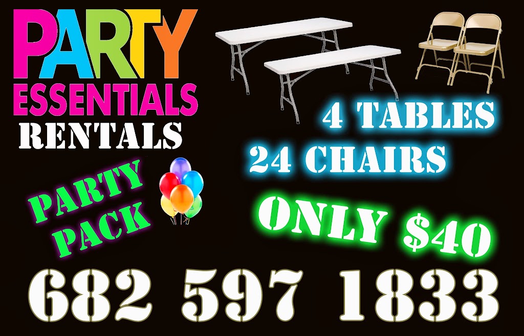 Party Essentials DFW Party Rentals | 1316 Sycamore School Rd, Fort Worth, TX 76134, USA | Phone: (682) 597-1833