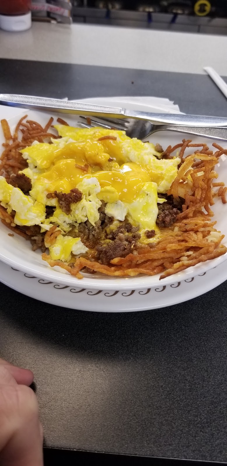 Waffle House | 101 Springville Station, Springville, AL 35146, USA | Phone: (205) 467-0949