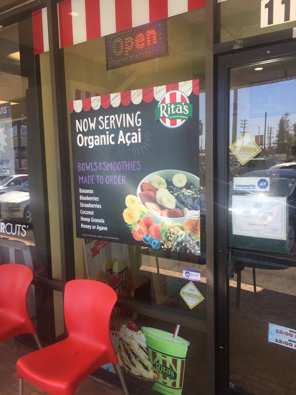 Ritas Italian Ice & Frozen Custard | 11134 Palms Blvd, Los Angeles, CA 90034, USA | Phone: (310) 439-1582