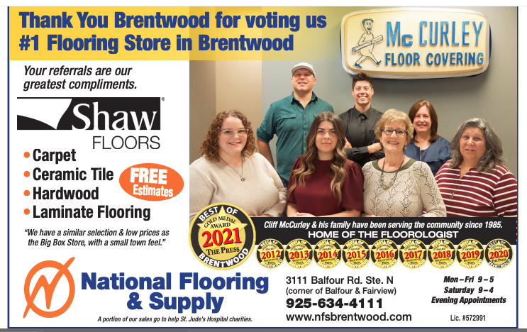 National Flooring & Supply | 2010 Elkins Way Ste. 116, Brentwood, CA 94513, USA | Phone: (925) 634-4111