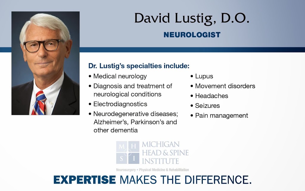 Michigan Head and Spine Institute: David Lustig, D.O. | 29275 Northwestern Hwy #100, Southfield, MI 48034, USA | Phone: (877) 784-3667