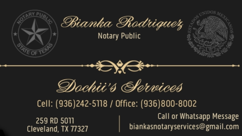 Dochiis Services | 259 Rd 5011, Cleveland, TX 77327, USA | Phone: (936) 242-5118