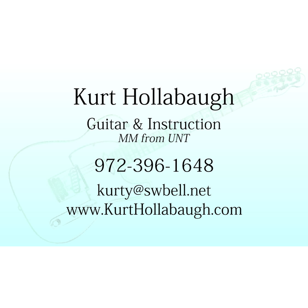 Kurt Hollabaugh MM Guitar & Instruction | 1419 Brook Ridge Ave, Allen, TX 75002 | Phone: (972) 396-1648