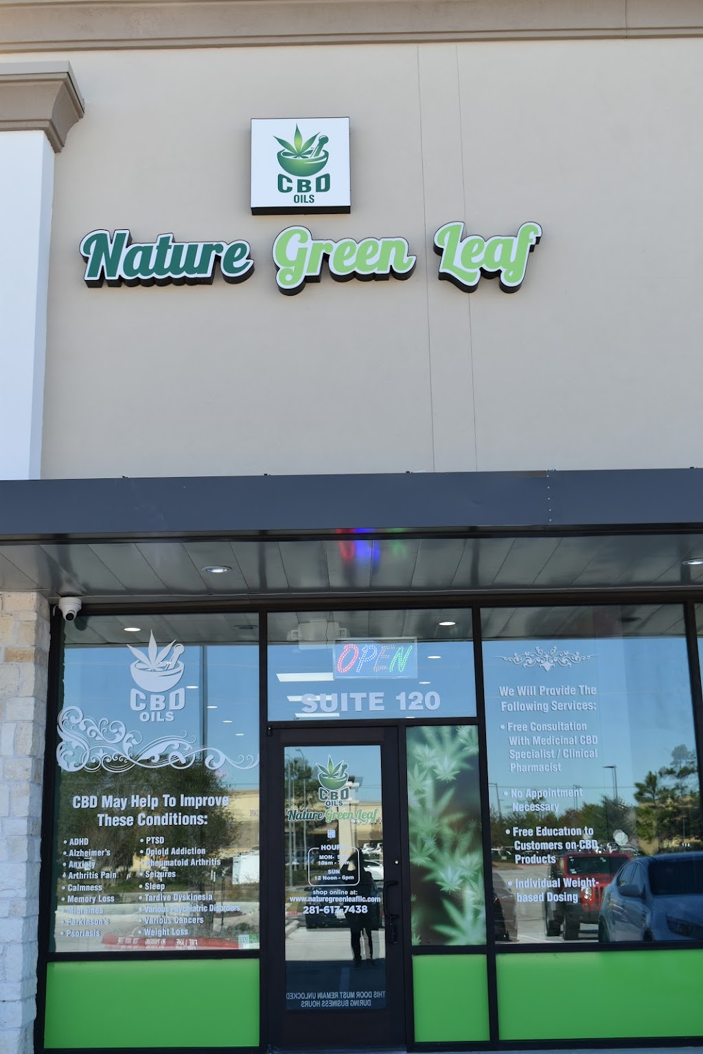 Nature Green Leaf Pharmacy | 12568 Broadway St Suite 120, Pearland, TX 77584, USA | Phone: (281) 617-7438