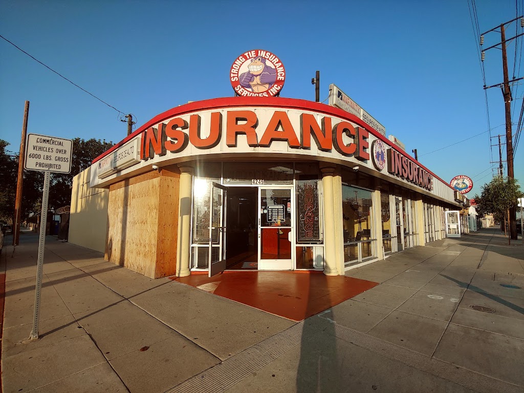 Strong Tie Insurance Services Inc. | 4249 Florence Ave, Bell, CA 90201, USA | Phone: (323) 832-2900