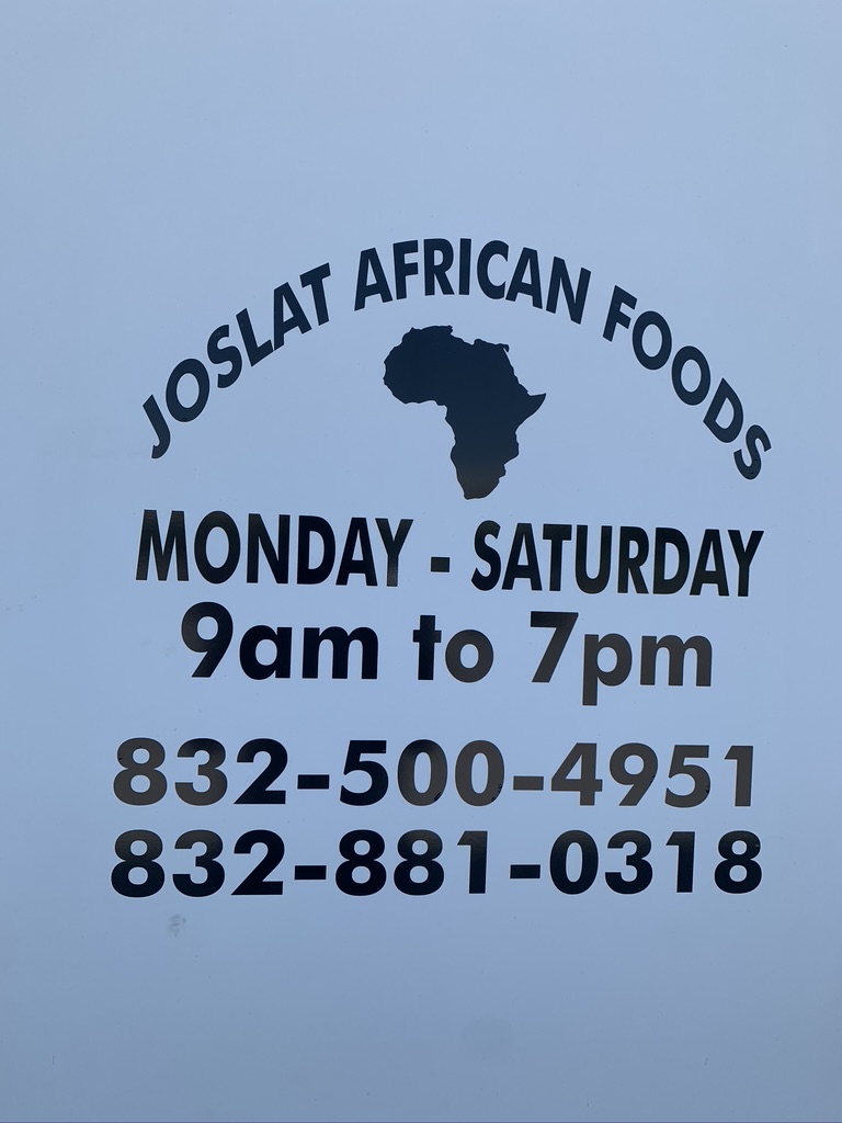 Joslat African Foods | 16521 W Bellfort Blvd Suite L, Sugar Land, TX 77498, USA | Phone: (832) 500-4951