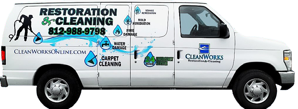 CleanWorks Restoration & Cleaning Inc. | 6724 Mt Moriah Rd, Nineveh, IN 46164, USA | Phone: (812) 372-1969