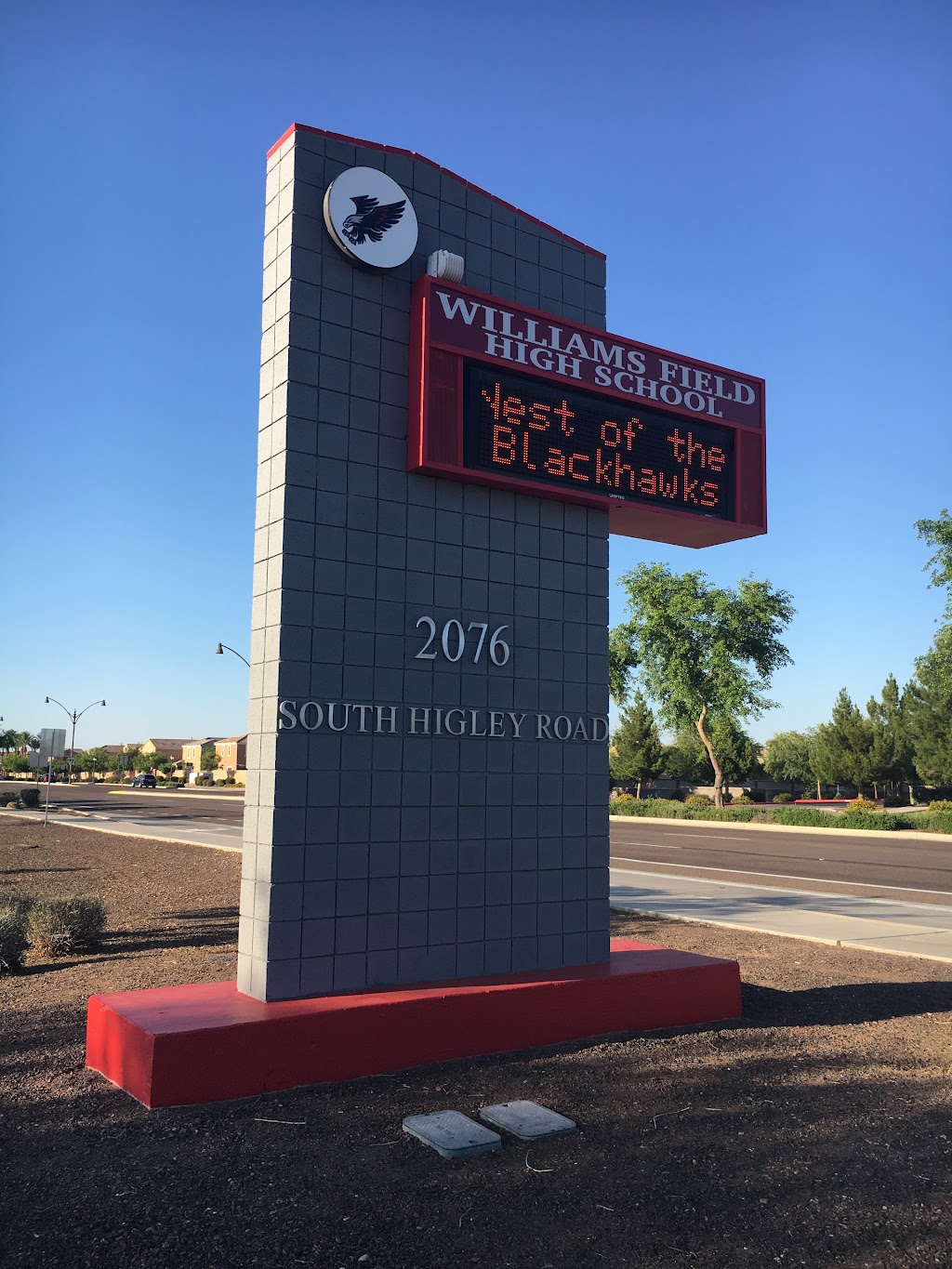 Williams Field High School | 2076 S Higley Rd, Gilbert, AZ 85295, USA | Phone: (480) 279-8000