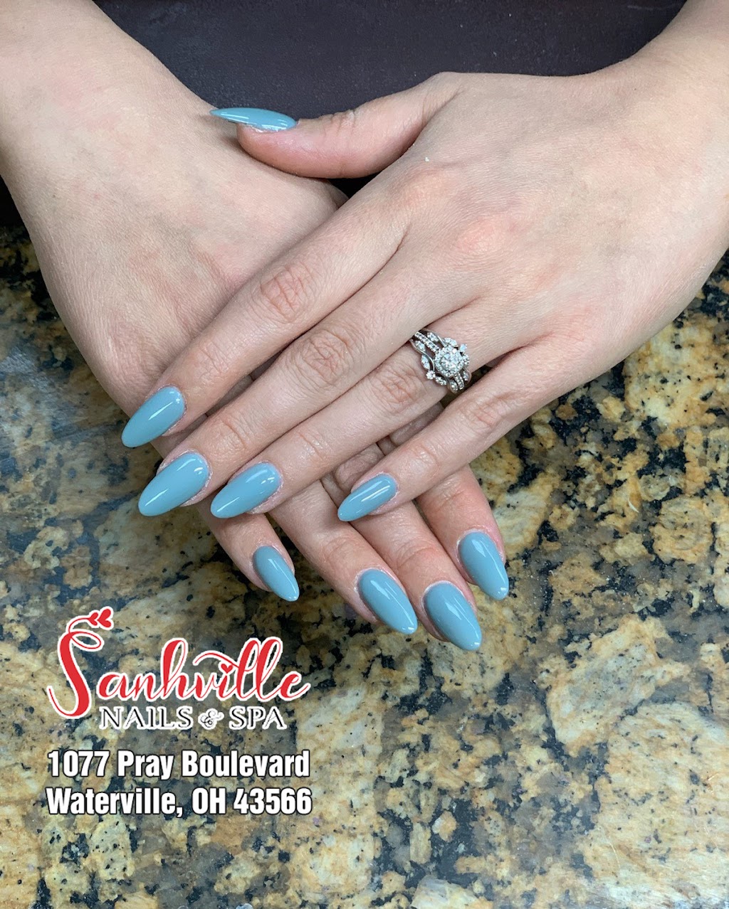 Sanhville Nail & Spa | 1077 Pray Blvd, Waterville, OH 43566, USA | Phone: (419) 441-0008