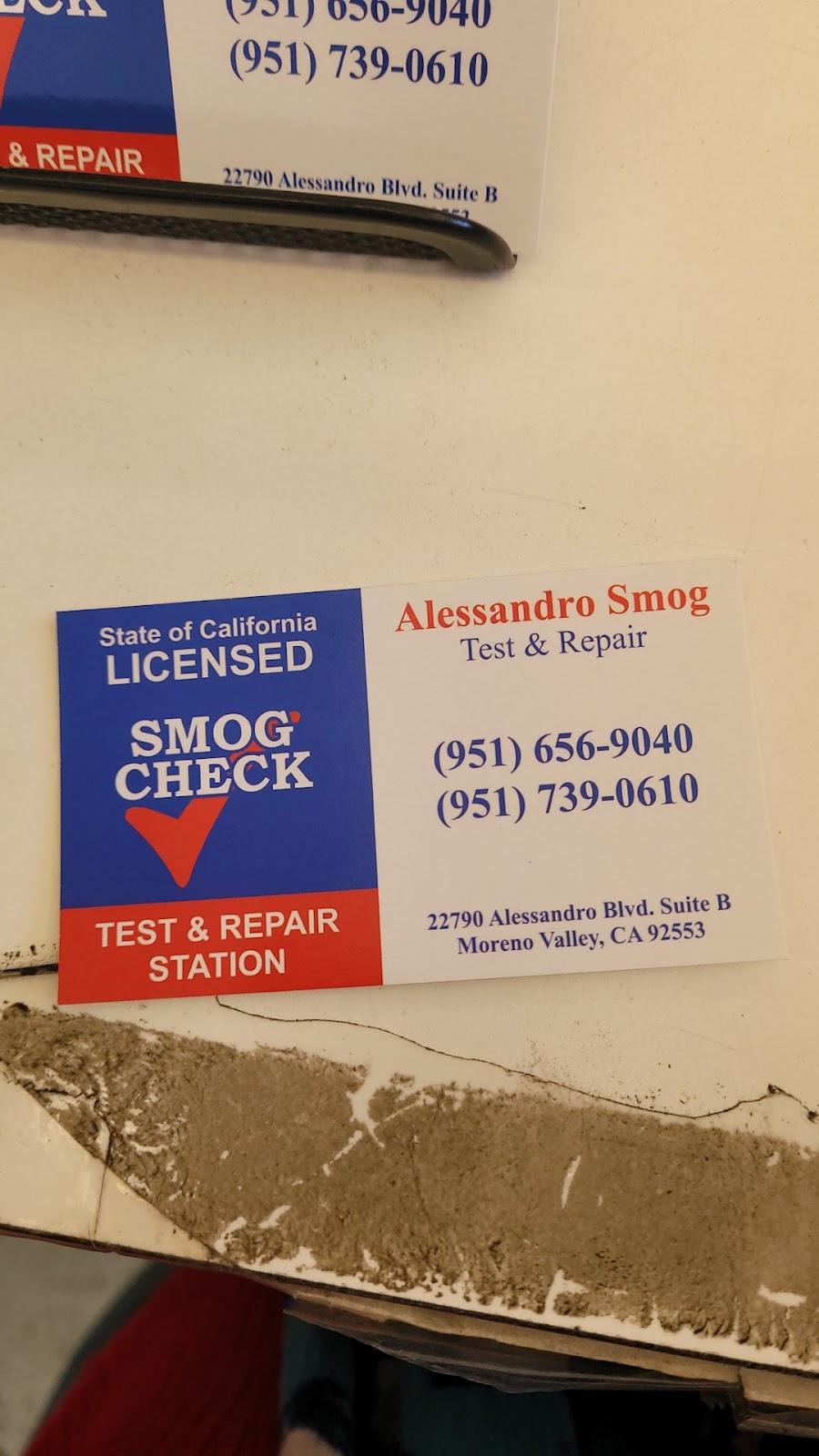 Alessandro Smog Test & Repair | 22790 Alessandro Blvd suite b, Moreno Valley, CA 92553, USA | Phone: (951) 656-9040