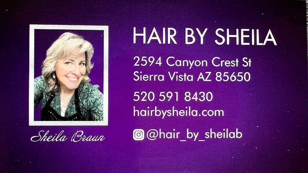 Hair By Sheila | 2594 Canyon Crest St, Sierra Vista, AZ 85650, USA | Phone: (520) 591-8430